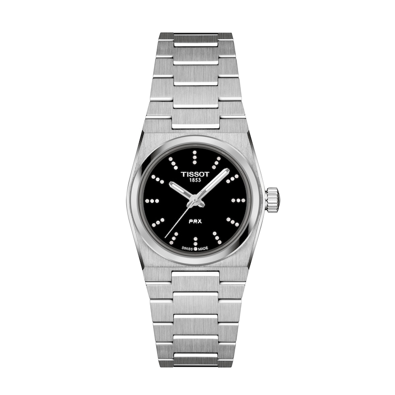 Main Image 1 of Tissot PRX 25mm Ladies' Black Diamond Dial & Stainless Steel Bracelet Watch