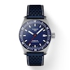 Thumbnail Image 1 of Tissot PR516 Powermatic 80 Blue Dial & Leather Strap Watch