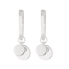 Thumbnail Image 2 of Lauren Ralph Lauren Sterling Silver Disc Hoop Drop Earrings