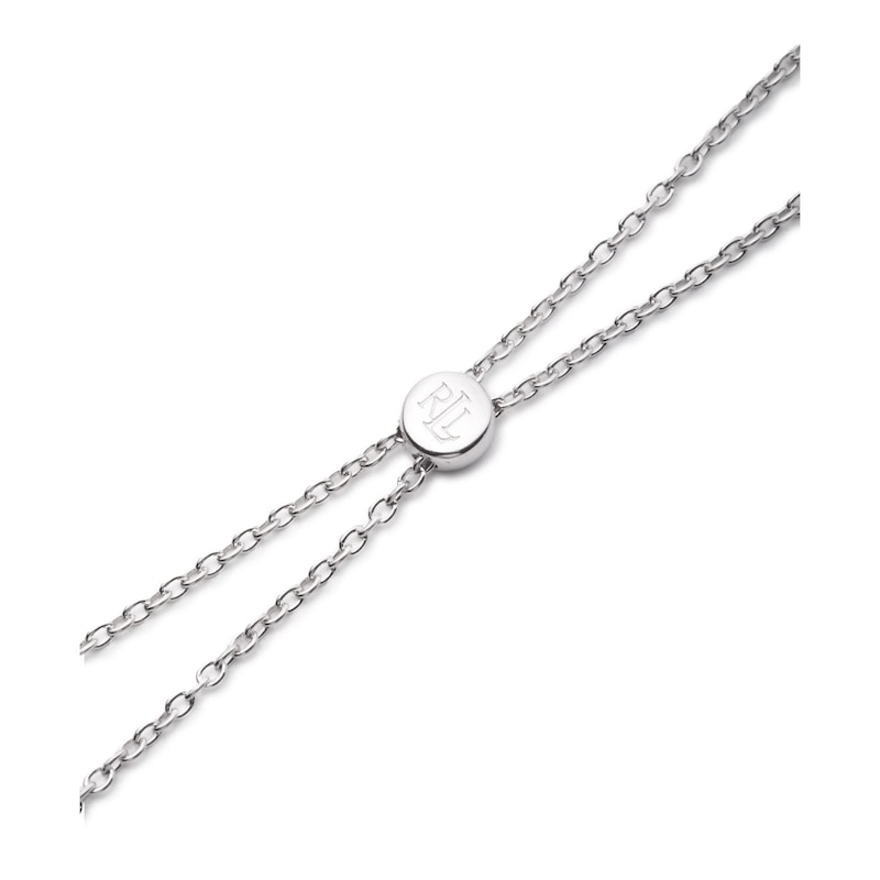 Main Image 3 of Lauren Ralph Lauren Sterling Silver Disc Bolo Bracelet