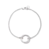 Thumbnail Image 1 of Lauren Ralph Lauren Sterling Silver Pavé Criss Cross Bracelet