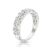 Thumbnail Image 2 of Platinum 0.70ct Diamond Three Row Eternity Ring