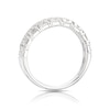 Thumbnail Image 3 of Platinum 0.70ct Diamond Three Row Eternity Ring