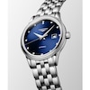 Thumbnail Image 5 of Longines Flagship 30mm Ladies' Blue Diamond Dial & Stainless Steel Watch