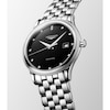 Thumbnail Image 3 of Longines Flagship 40mm Black Diamond Dial & Stainless Steel Watch