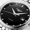 Thumbnail Image 4 of Longines Flagship 40mm Black Diamond Dial & Stainless Steel Watch