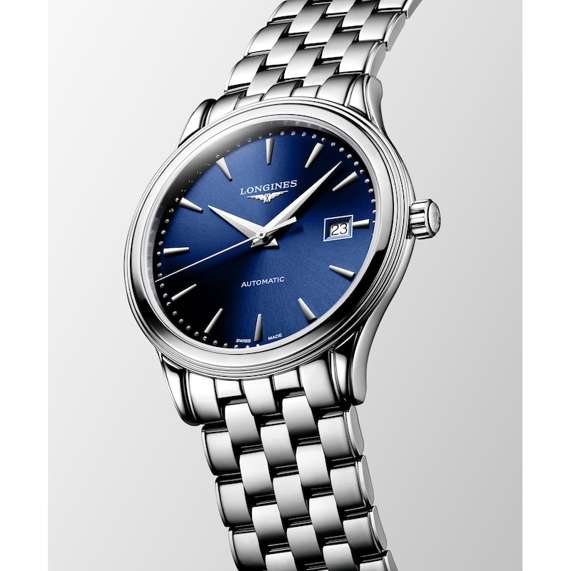 Main Image 3 of Longines Flagship 40mm Blue Dial & Stainless Steel Watch