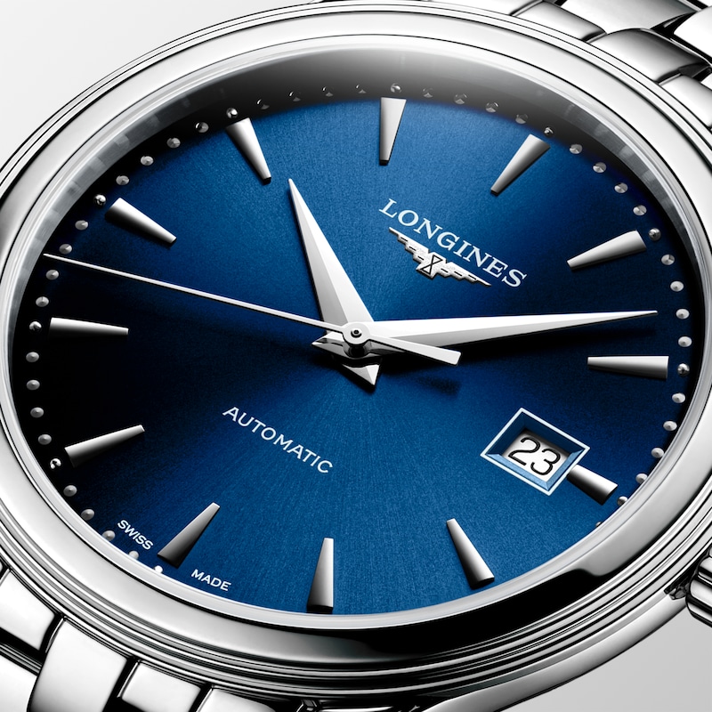 Main Image 4 of Longines Flagship 40mm Blue Dial & Stainless Steel Watch