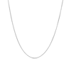 Thumbnail Image 1 of Platinum 18&quot; Dainty Spiga Chain Necklace