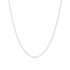 Thumbnail Image 1 of Platinum 18&quot; Twisted Curb Chain Necklace