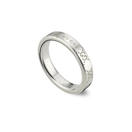 Gucci Signature GG Sterling Silver Ring (Size M - N)