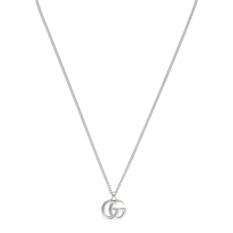 Main Image 1 of Gucci GG Marmont Sterling Silver Pendant Necklace