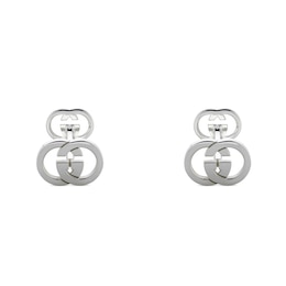 Gucci Interlocking Sterling Silver Cufflinks