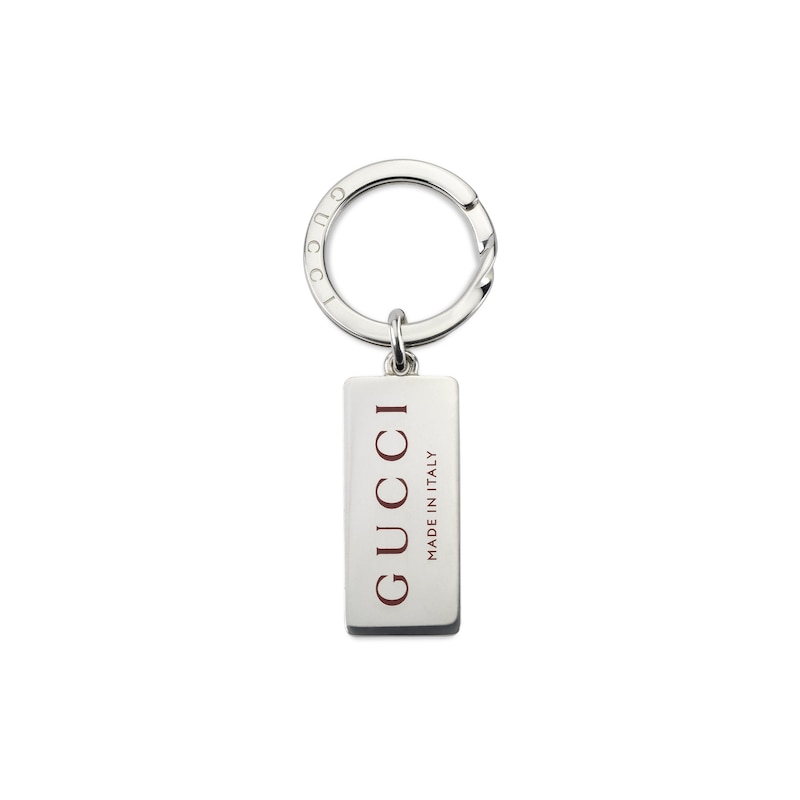 Main Image 1 of Gucci Trademark Sterling Silver Keyring