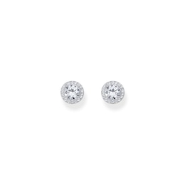 Thomas Sabo Sterling Silver & Cubic Zirconia Halo Stud Earrings