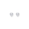 Thumbnail Image 1 of Thomas Sabo Sterling Silver & Cubic Zirconia Heart Shaped Halo Stud Earrings