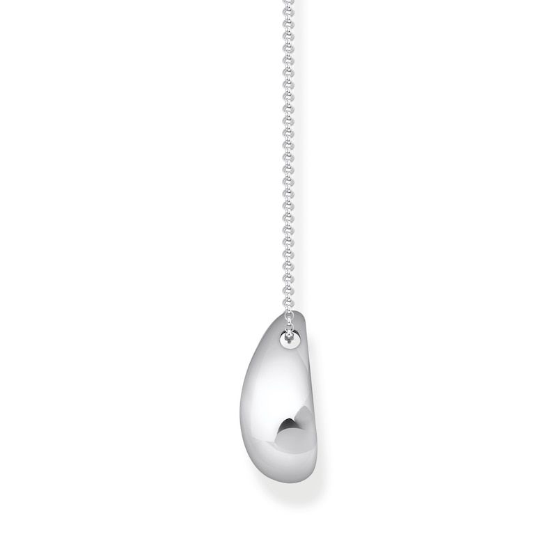 Main Image 2 of Thomas Sabo Sterling Silver 17.7+2&quot; Organic Drop Pendant Necklace