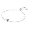 Thumbnail Image 1 of Michael Kors Ladies' Sterling Silver & CZ Bolo Chain Bracelet