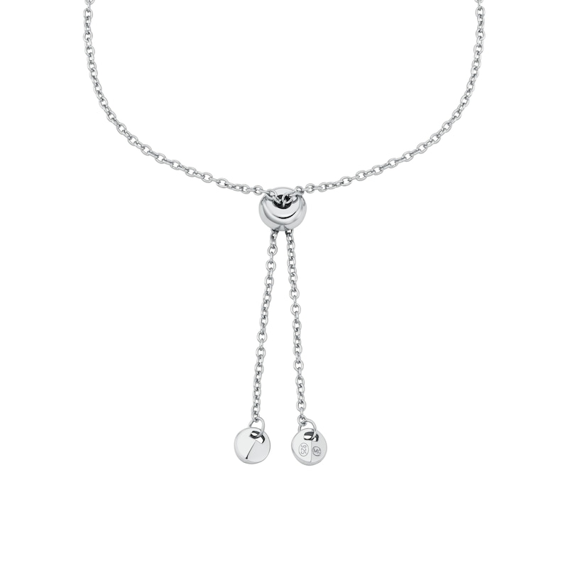 Main Image 2 of Michael Kors Ladies' Sterling Silver & CZ Bolo Chain Bracelet