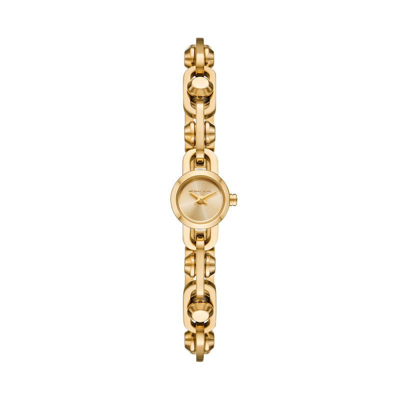 Main Image 1 of Michael Kors Ladies' MK Astor Link Gold Tone Stainless Steel Watch