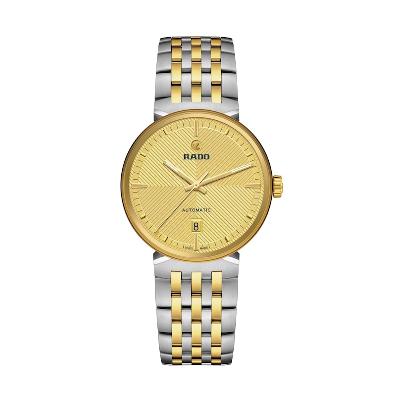 Main Image 1 of Rado Florence Automatic PVD Yellow Gold Dial & Two Tone Bracelet Watch