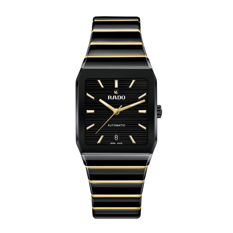 Main Image 1 of Rado Anatom Automatic Black High Tech Ceramic & Two Tone Bracelet Watch