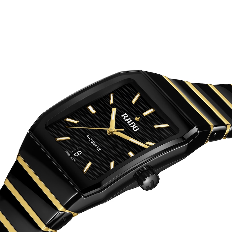 Main Image 2 of Rado Anatom Automatic Black High Tech Ceramic & Two Tone Bracelet Watch