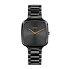 Thumbnail Image 1 of Rado True Square Thinline Black High Tech Ceramic Bracelet Watch