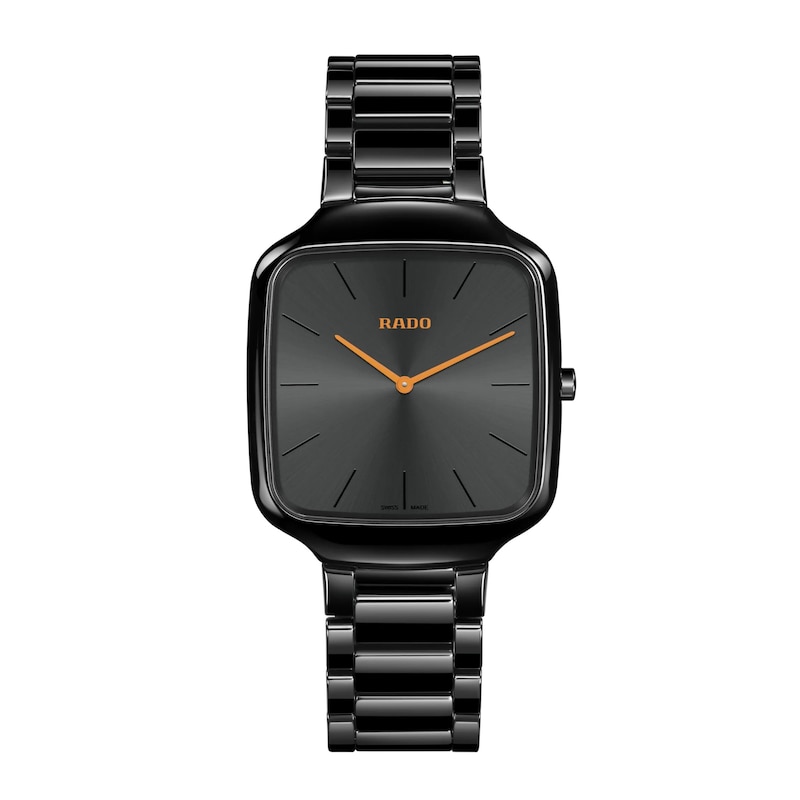 Main Image 1 of Rado True Square Thinline Black High Tech Ceramic Bracelet Watch