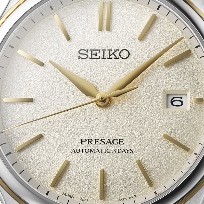 Main Image 2 of Seiko Presage Classic Series Delicate Cream Silk Dial & Stainless Steel Watch