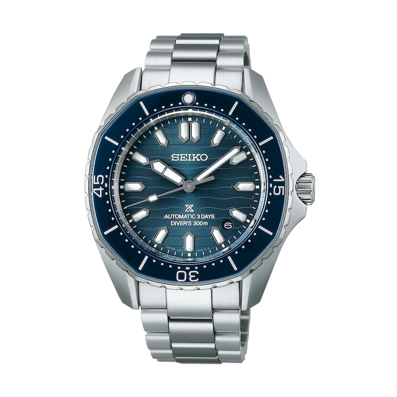 Main Image 1 of Seiko Prospex Diver Scuba Mechanical Polygonal Cobalt Dial & Stainless Steel Watch