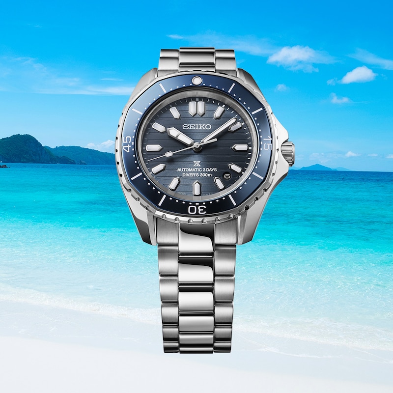 Main Image 5 of Seiko Prospex Diver Scuba Mechanical Polygonal Cobalt Dial & Stainless Steel Watch