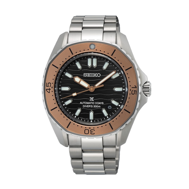 Main Image 1 of Seiko Prospex Diver Scuba Mechanical Polygonal Ocean Grey & Bronze Tone Bracelet Exclusive Watch