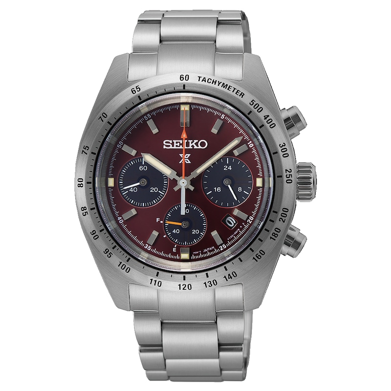 Main Image 1 of Seiko Prospex Speedtimer Factory Red Dial & Stainless Steel Limited Edition Watch