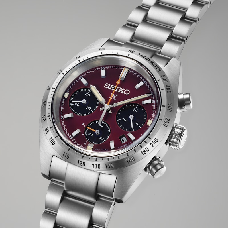 Main Image 2 of Seiko Prospex Speedtimer Factory Red Dial & Stainless Steel Limited Edition Watch