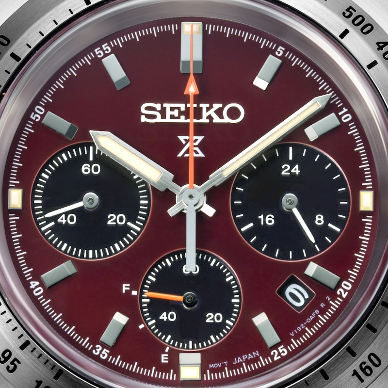 Main Image 4 of Seiko Prospex Speedtimer Factory Red Dial & Stainless Steel Limited Edition Watch