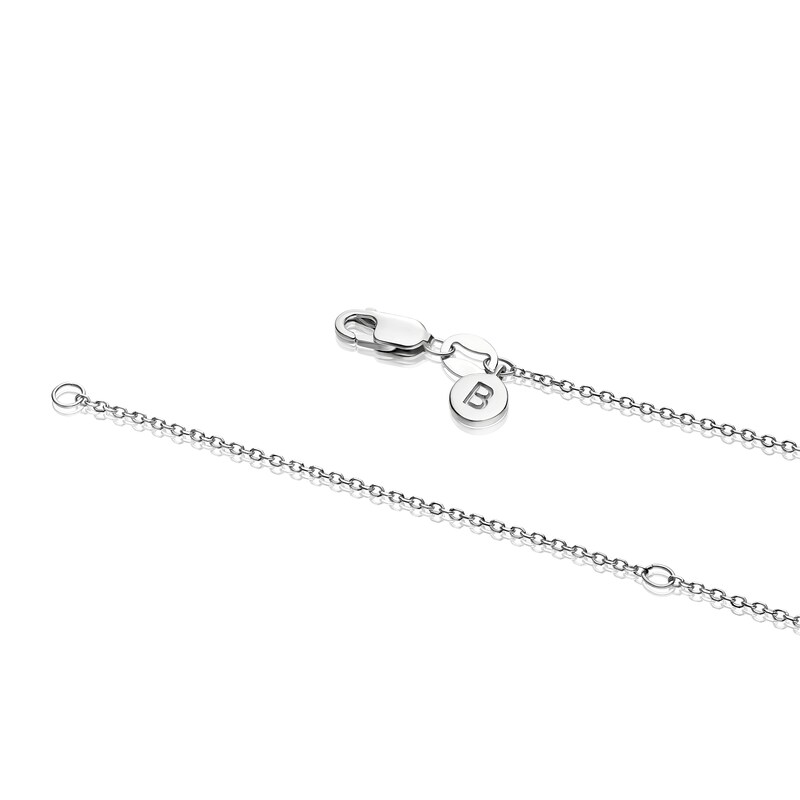 Main Image 3 of BLOOM Paris 14ct White Gold 0.48ct Lab Grown Diamond Marquise Necklace