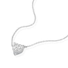 Thumbnail Image 2 of BLOOM Florence 14ct White Gold 1ct Lab Grown Diamond Heart Pendant