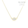 Thumbnail Image 1 of BLOOM Seville 14ct Yellow Gold Seamless 0.30ct Lab Grown Diamond Marquise Pendant