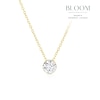 Thumbnail Image 1 of BLOOM Seville 14ct Yellow Gold True Seamless 0.50ct Lab Grown Diamond Round Solitaire Pendant