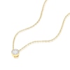 Thumbnail Image 2 of BLOOM Seville 14ct Yellow Gold True Seamless 0.50ct Lab Grown Diamond Round Solitaire Pendant