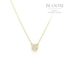 Thumbnail Image 1 of BLOOM Seville 14ct Yellow Gold Seamless 0.30ct Lab Grown Diamond Square Radiant Pendant