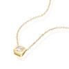 Thumbnail Image 2 of BLOOM Seville 14ct Yellow Gold Seamless 0.30ct Lab Grown Diamond Square Radiant Pendant