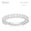 Thumbnail Image 1 of BLOOM Rome Platinum 2ct Lab Grown Diamond Emerald Eternity Ring