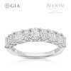 Thumbnail Image 1 of BLOOM Vienna Platinum 1.85ct Lab Grown Oval & Emerald Diamond Eternity Ring