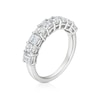 Thumbnail Image 2 of BLOOM Vienna Platinum 1.85ct Lab Grown Oval & Emerald Diamond Eternity Ring