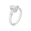 Thumbnail Image 2 of BLOOM Paris Platinum 1.28ct Lab Grown Diamond Marquise & Tapered Baguette Trilogy Ring