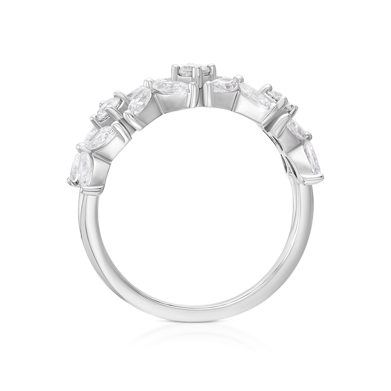 Main Image 3 of BLOOM Paris Platinum 1.50ct Lab Grown Diamond Marquise & Round Ring