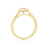 Thumbnail Image 3 of BLOOM Seville 14ct Yellow Gold Seamless 1ct Lab Grown Diamond Pear Ring