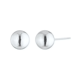 Lauren Ralph Lauren Silver Tone 6mm Ball Stud Earrings